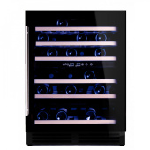 Встраиваемый винный шкаф Dunavox DX-51.150DBK/DP