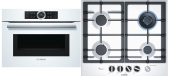 Комплект встраиваемой техники Bosch CMG633BW1 + PCH6A2M90R