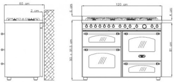 Варочный центр Lofra PR126SMFE+MF/2Ci