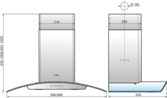 Вытяжка Elikor Аметист S4 60Н-700-Э4Д