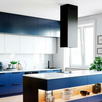 Вытяжка Falmec Mira Black Isola 40 (800)